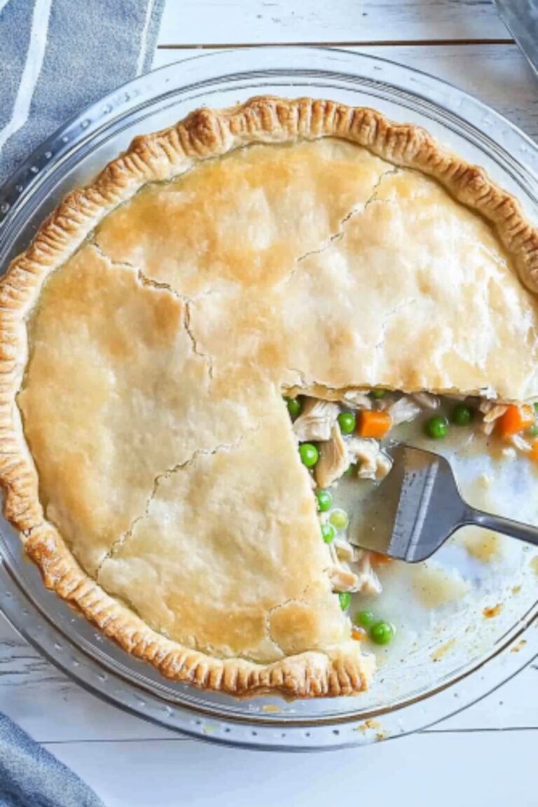 gluten free chicken pot pie recipe​ final result photo