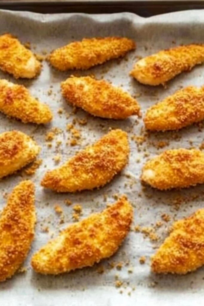 step 2: Bake the tenders for 20 minutes or until they reach an internal temperature of 165F