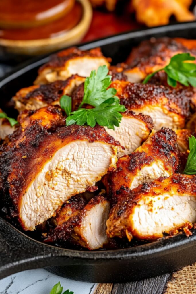 best smoked chicken breast final result