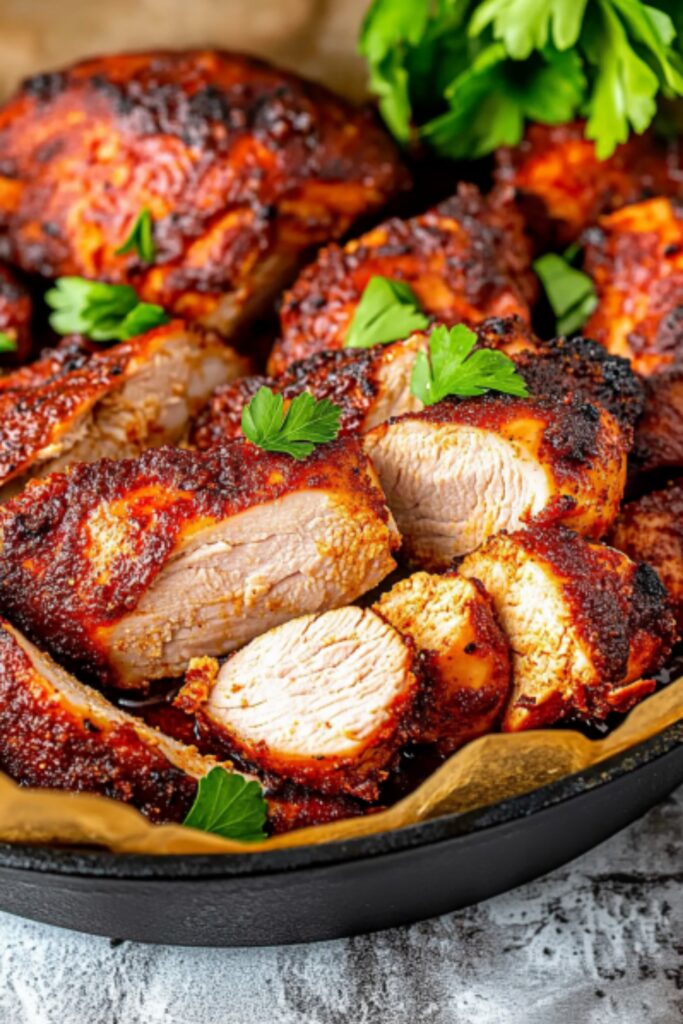 best smoked chicken breast plat