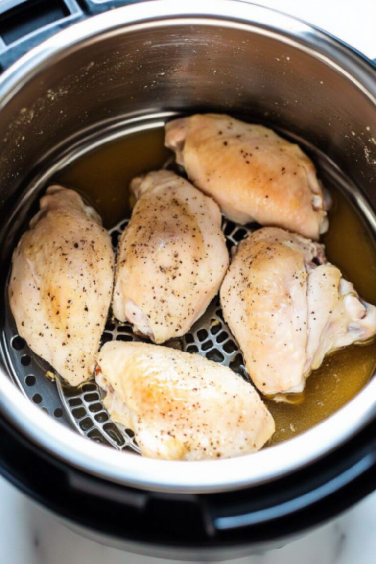 chicken breast bone in instant pot​ cooked