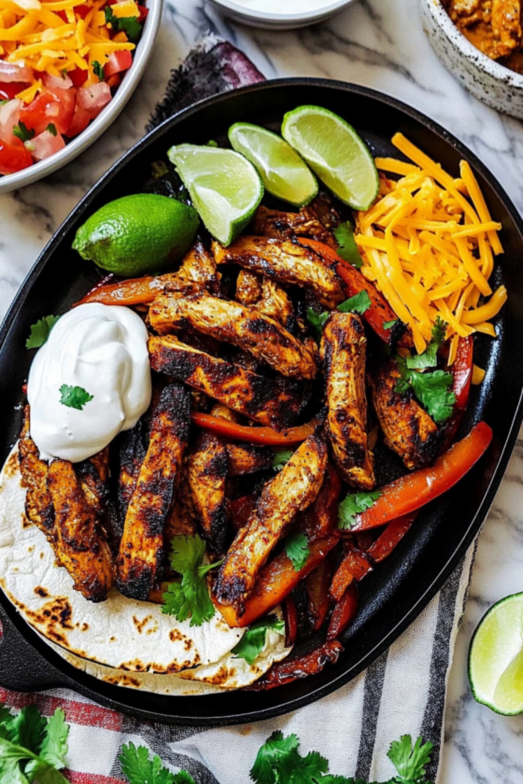 chicken fajita blackstone image