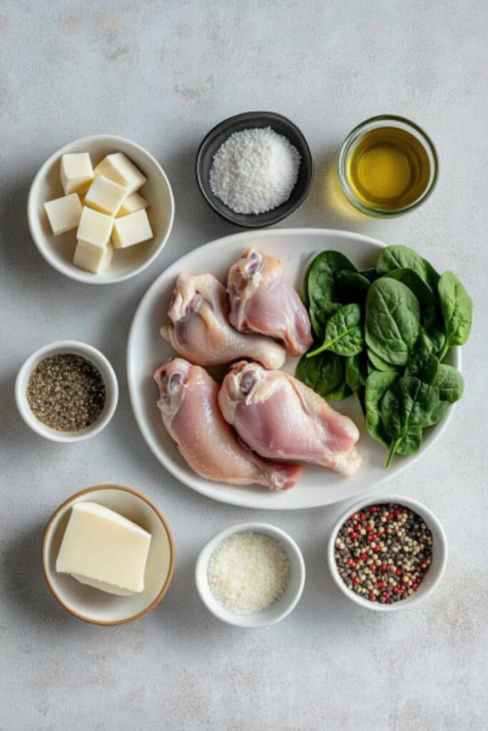 chicken spinach recipe low carb ingredients