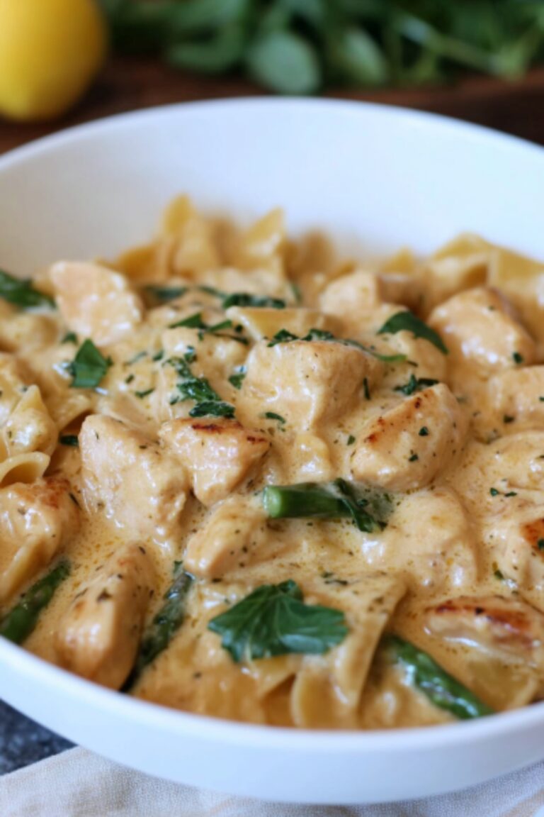 dairy free chicken pasta recipe image