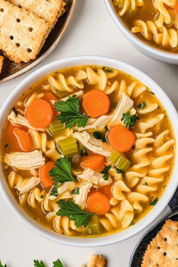 gluten free chicken noodle soup iamge