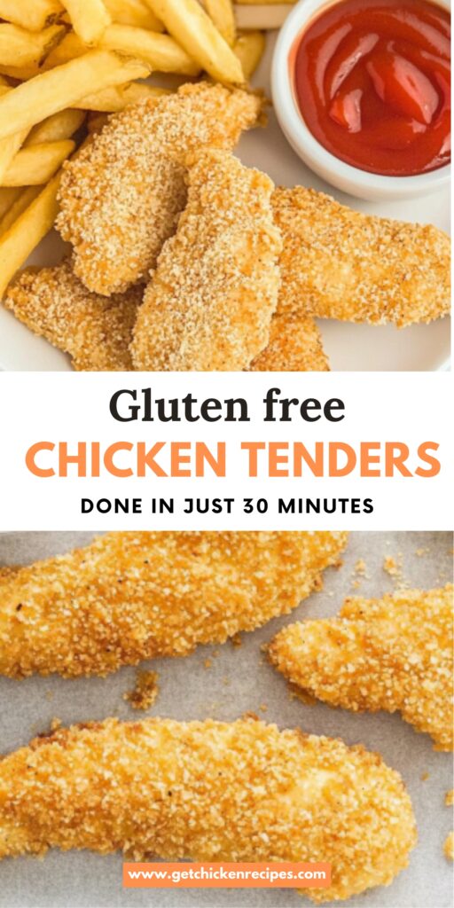 gluten free chicken tenders recipe pin