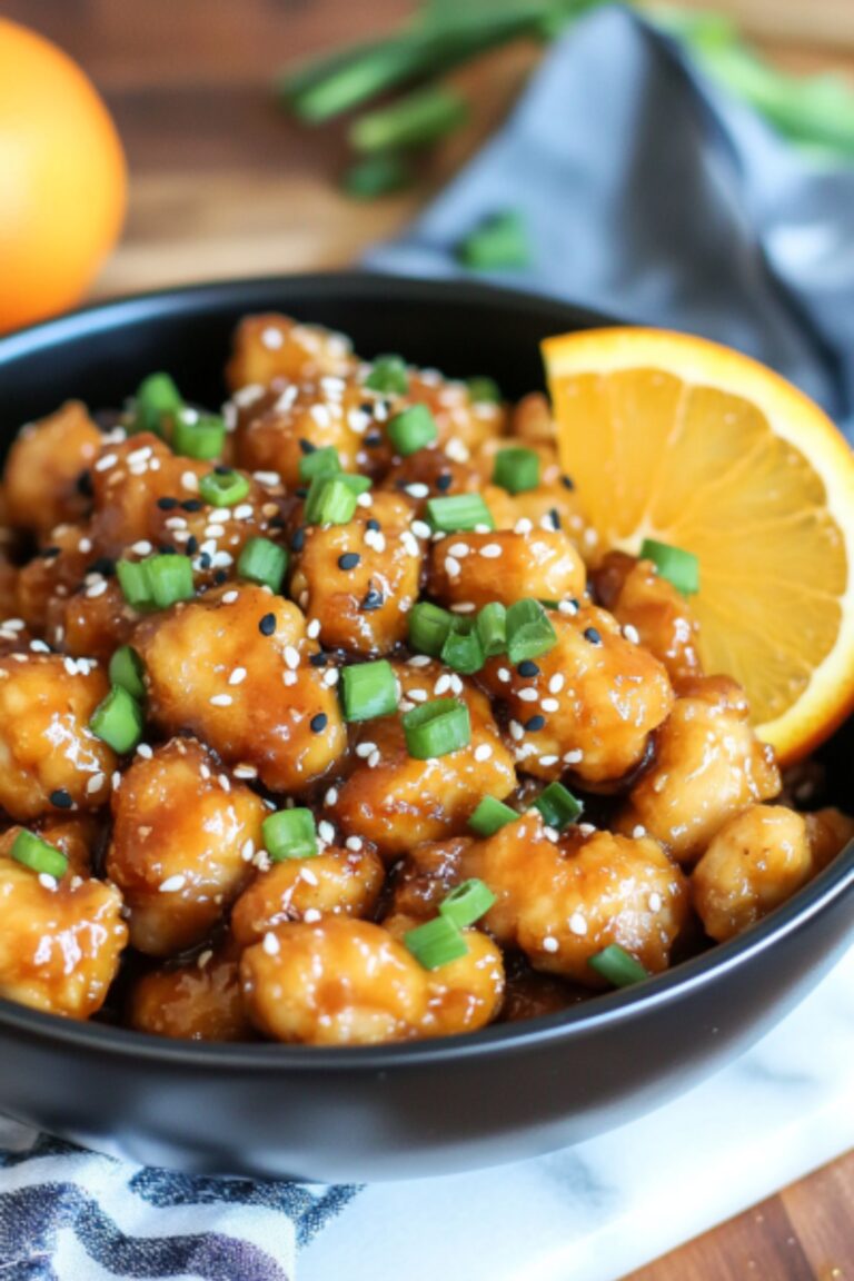gluten free orange chicken recipe​ image