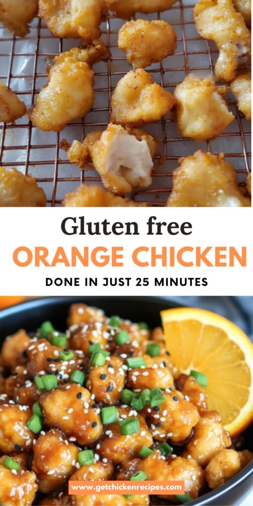 gluten free orange chicken recipe​ pin