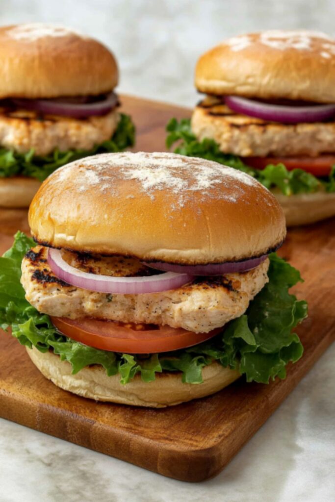 grilled chicken burger image