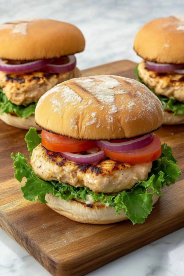 grilled chicken burger​ dish