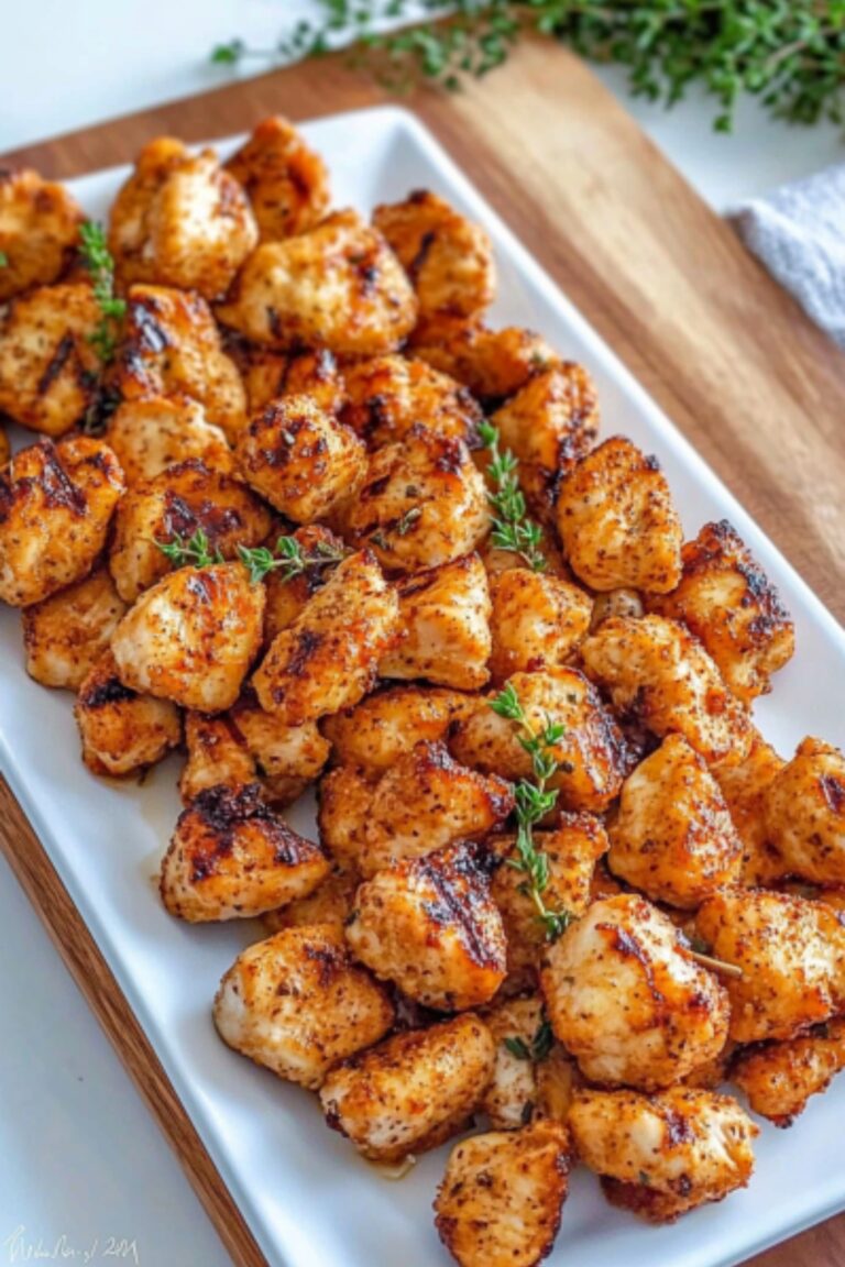 grilled chicken nuggets​ image