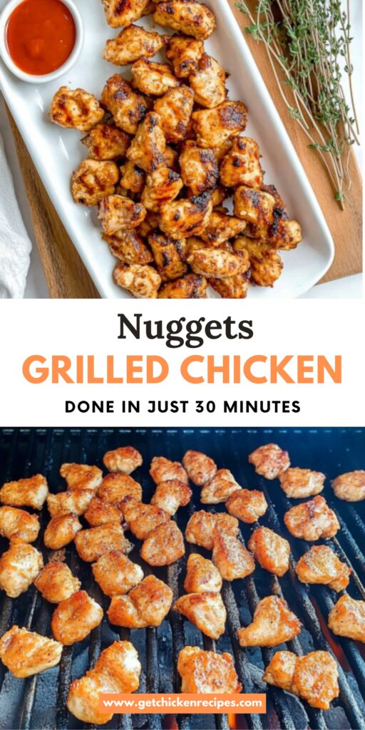 grilled chicken nuggets​ pin