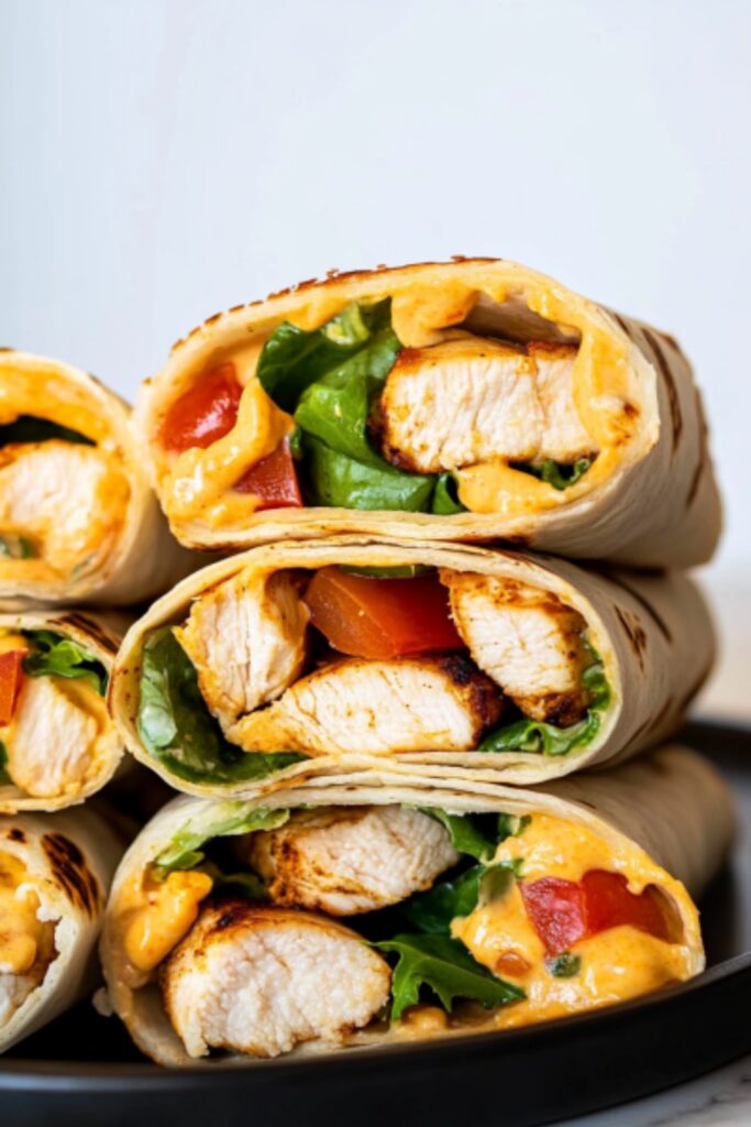 grilled chicken wrap image