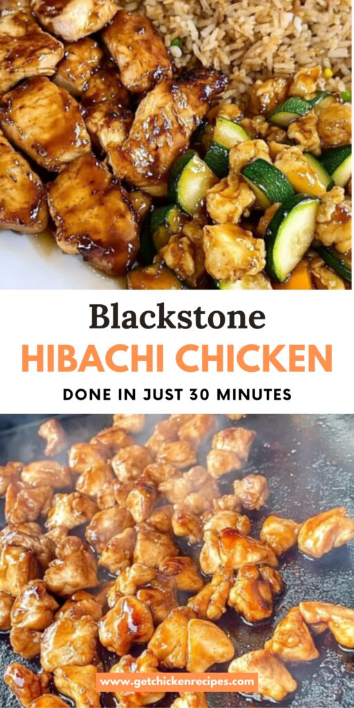 hibachi chicken recipe blackstone pin