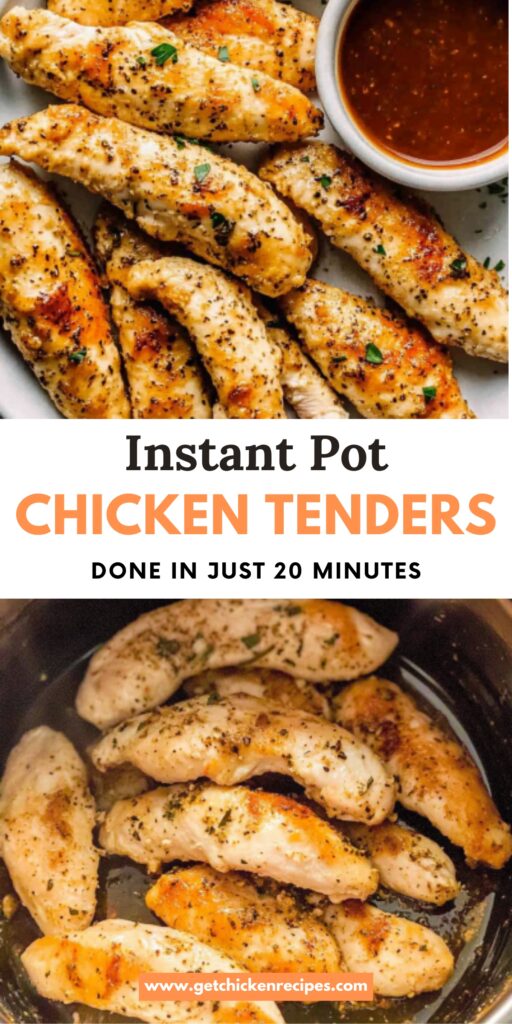 how to cook chicken tenders in instant pot​ pin