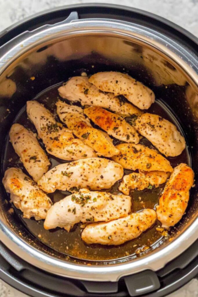 how to cook chicken tenders in instant pot​ step
