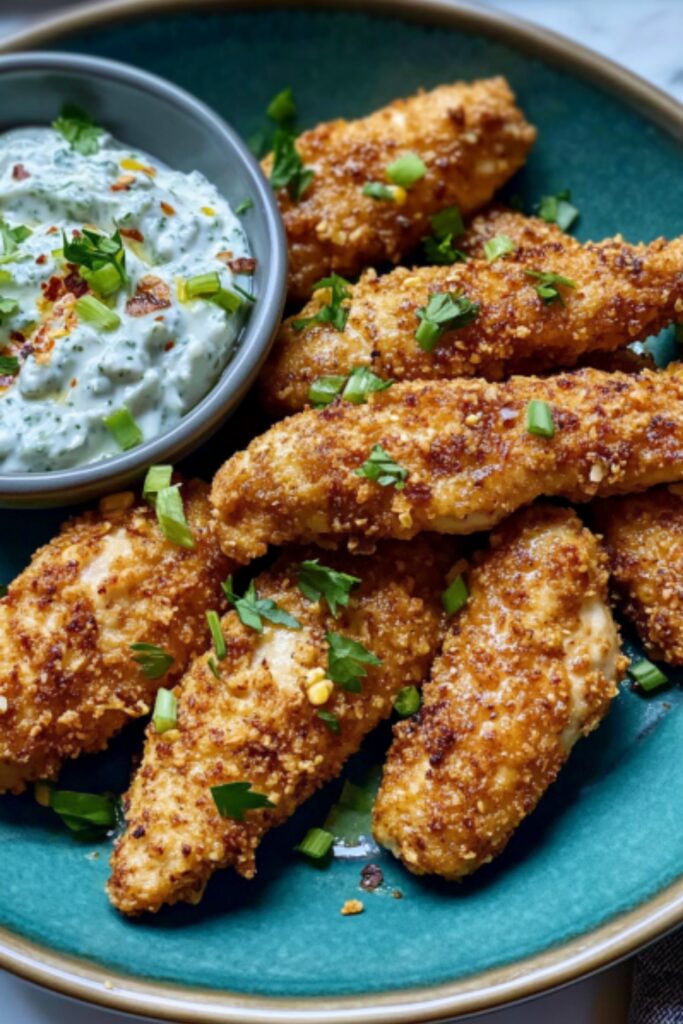 low carb chicken fingers recipe iamge
