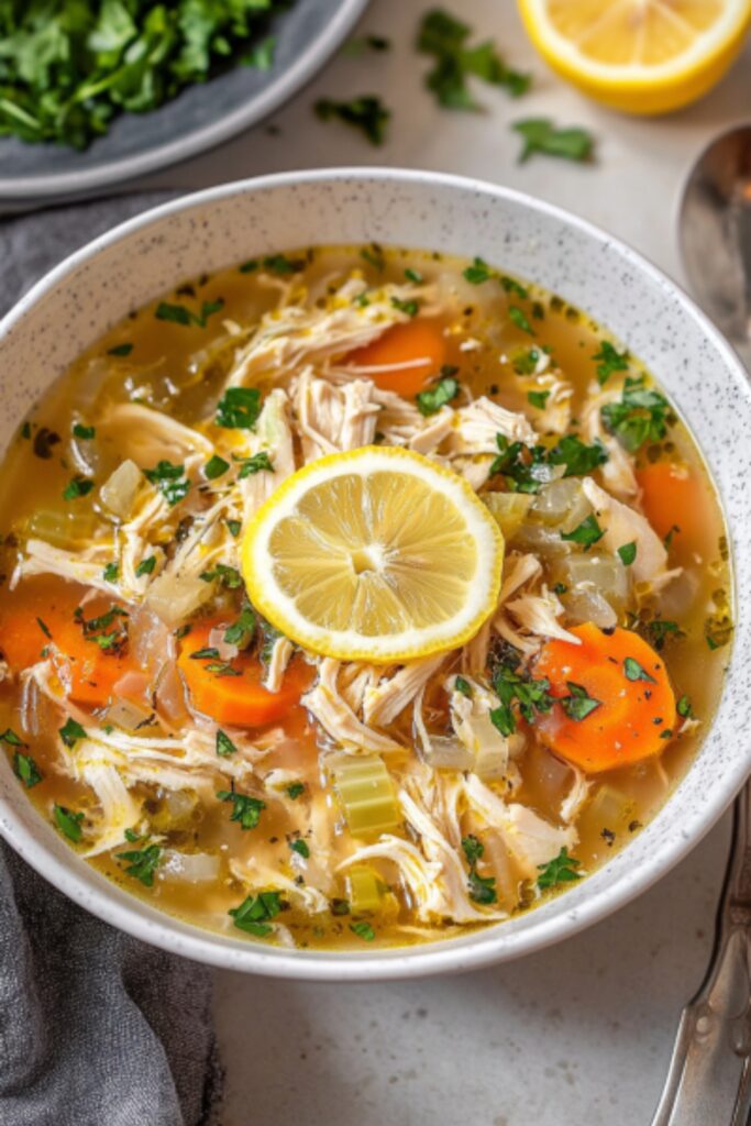 low carb chicken noodle soup recipe dish
