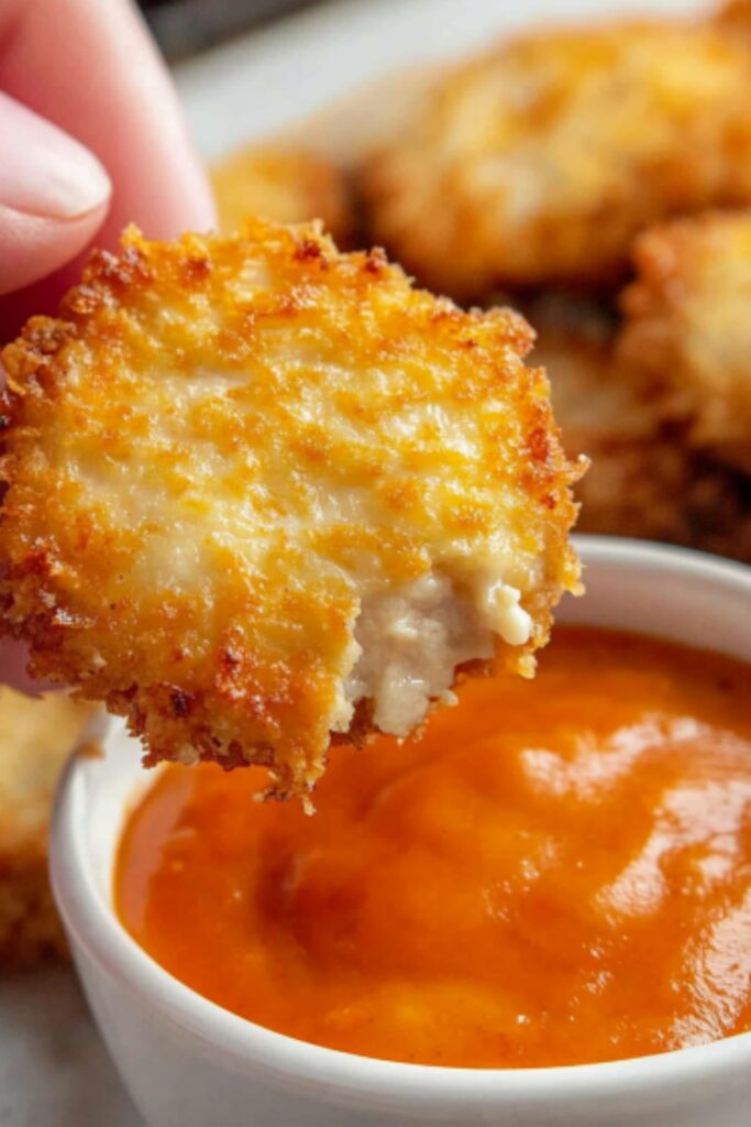 low carb chicken nuggets recipe image