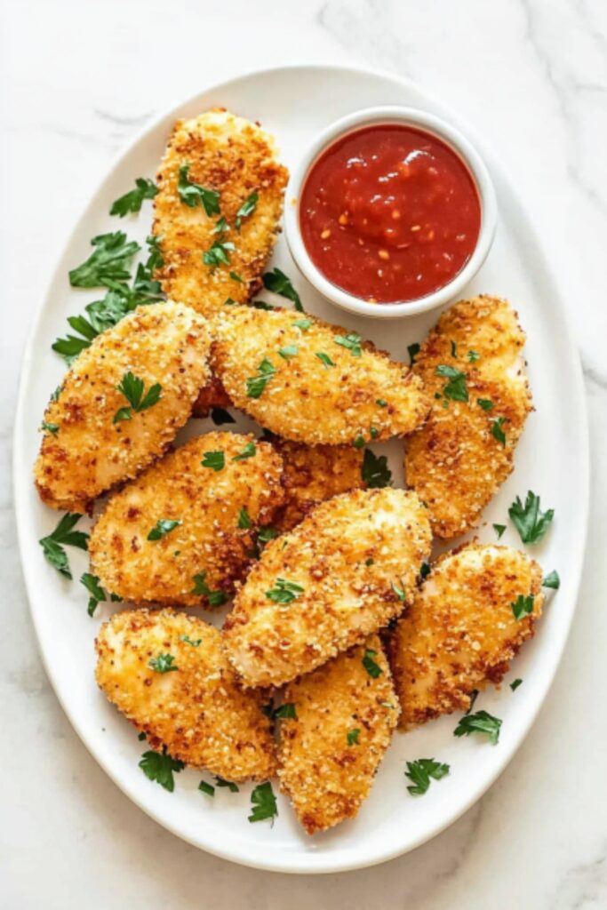 low carb chicken tenders recipe​ dish