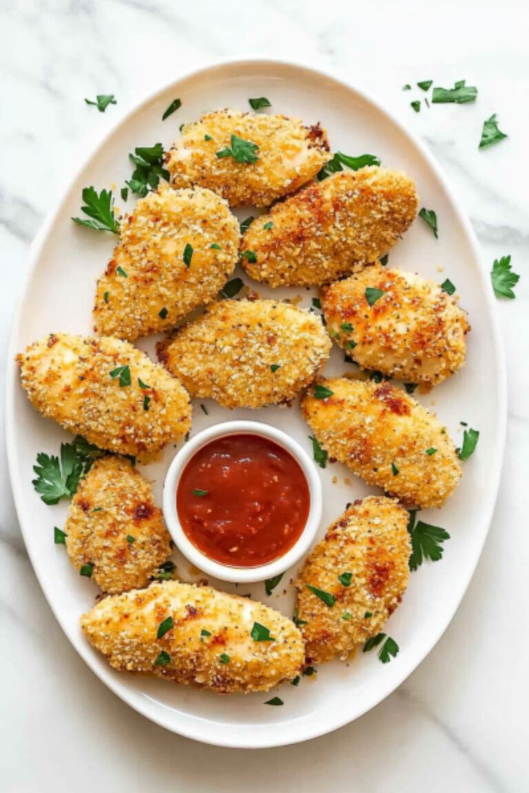 low carb chicken tenders recipe​ image