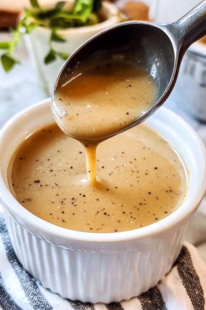 low sodium chicken gravy recipe image