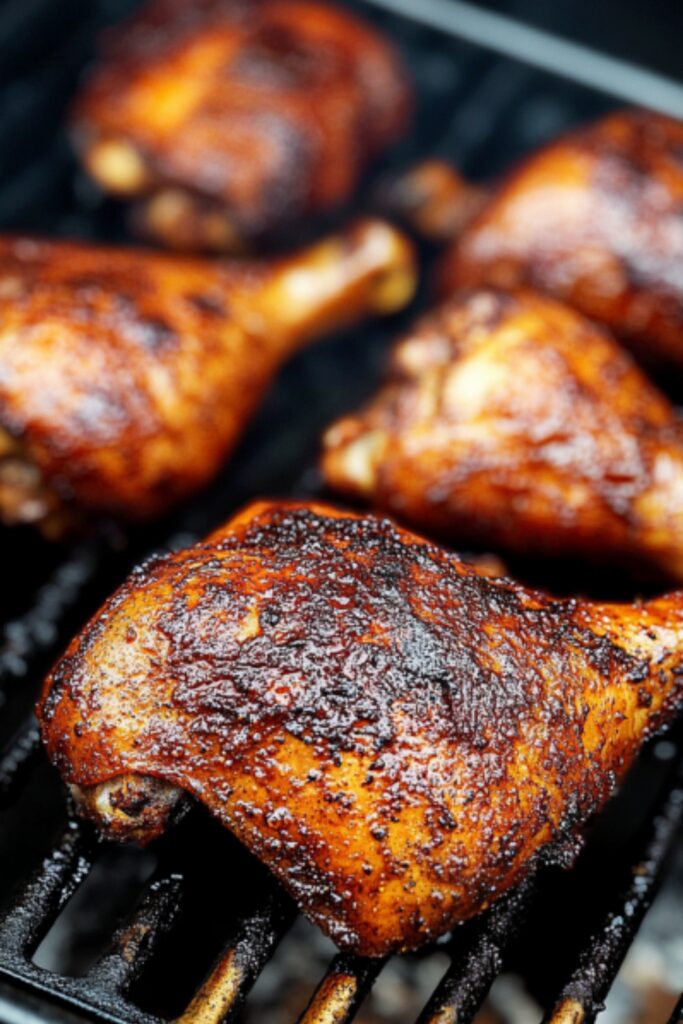 smoked chicken leg quarters