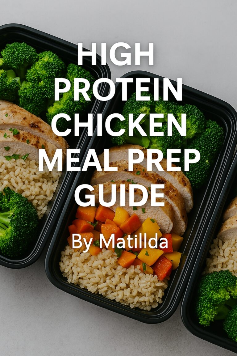 High Protein Chicken Meal Prep Guide feature image