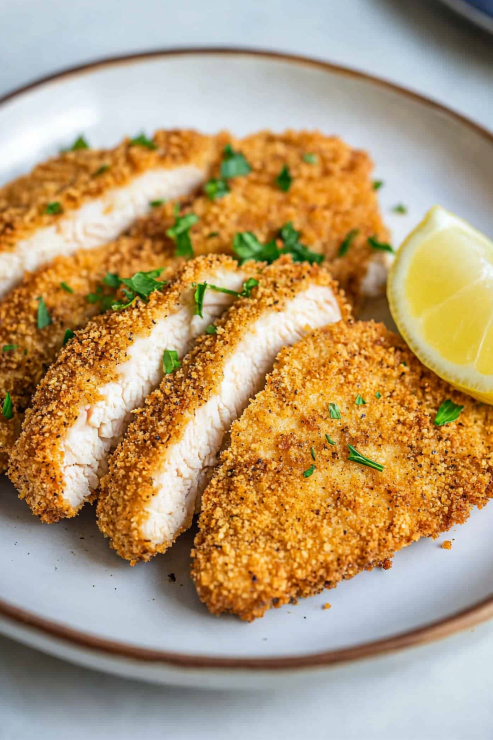 crispy air fryer chicken breast Steps image