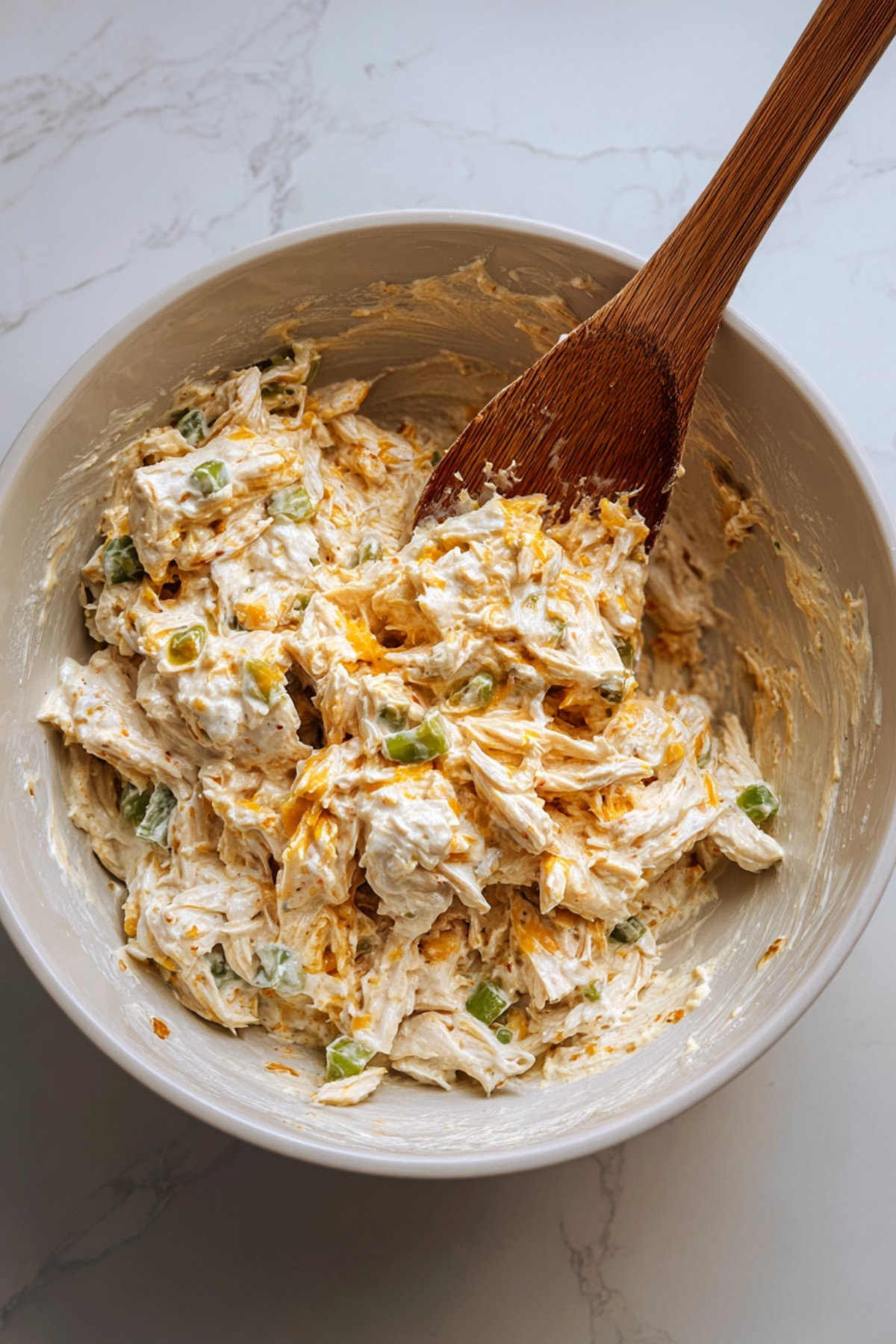 step 2-Chicken Enchilada Dip