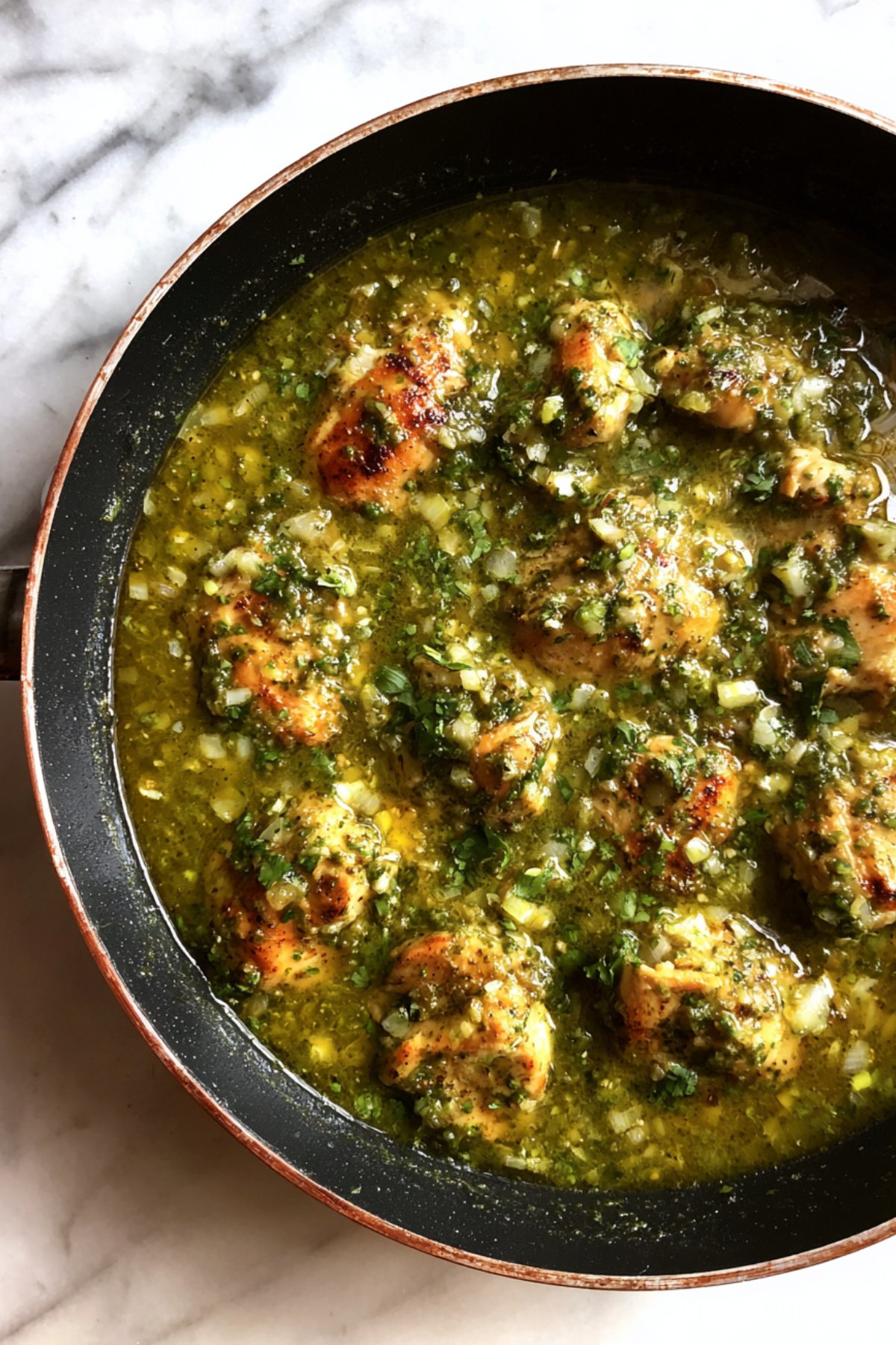 step 4 - Salsa Verde Chicken