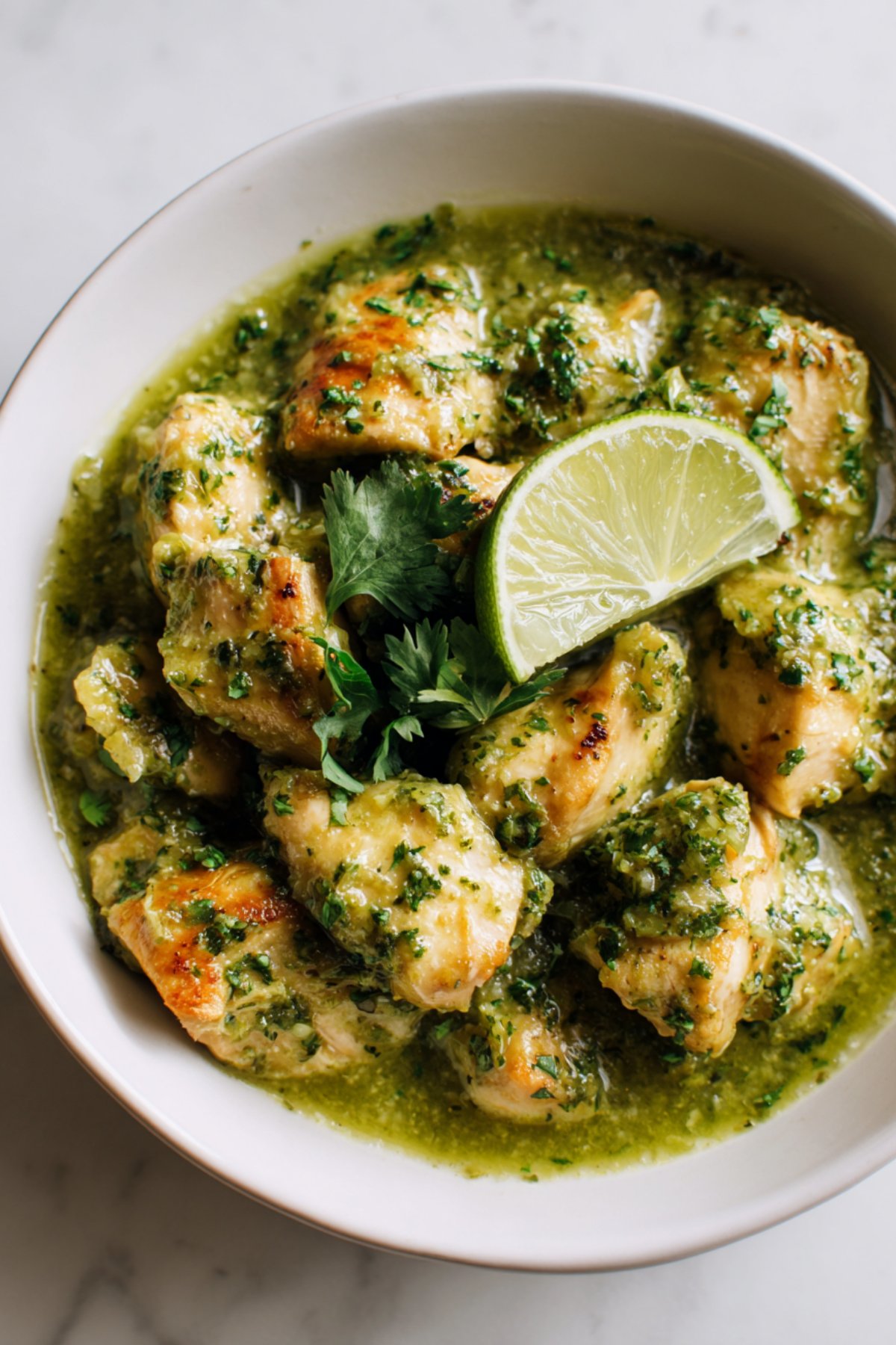 step 5 - Salsa Verde Chicken