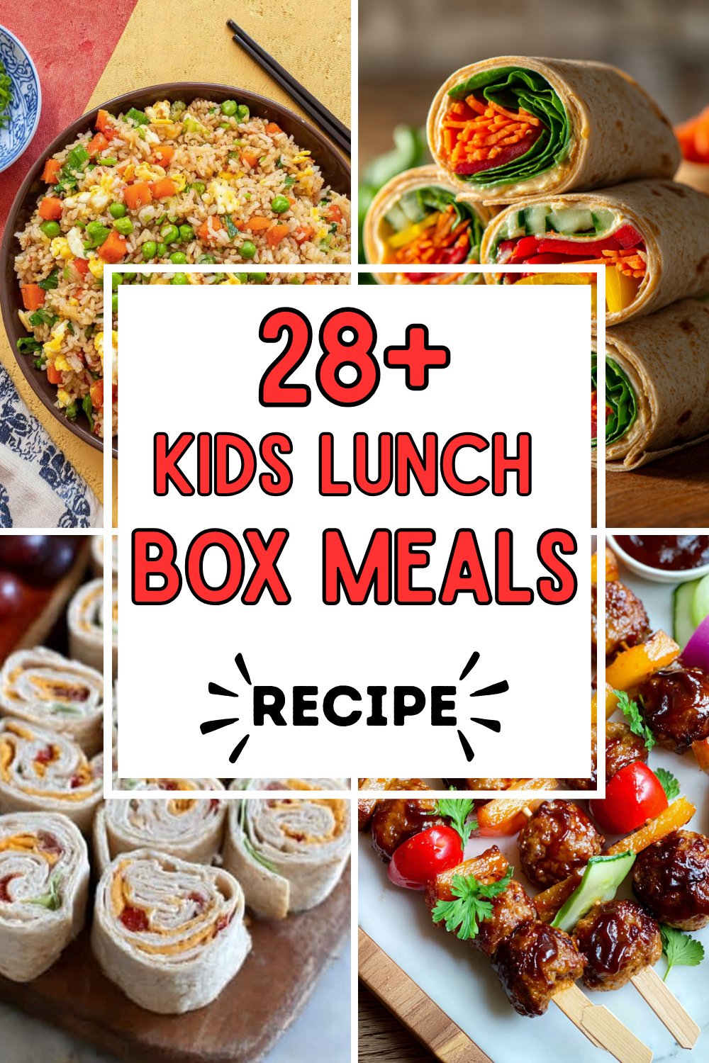 kids lunch box meals
