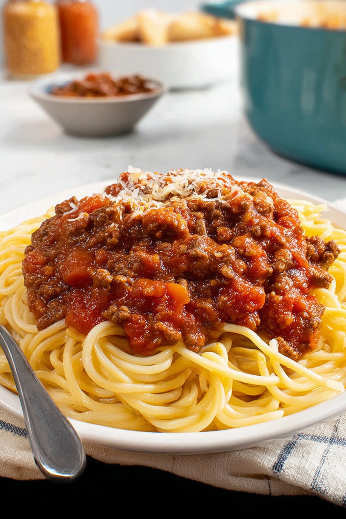 Classic Spaghetti with Meat Sauce