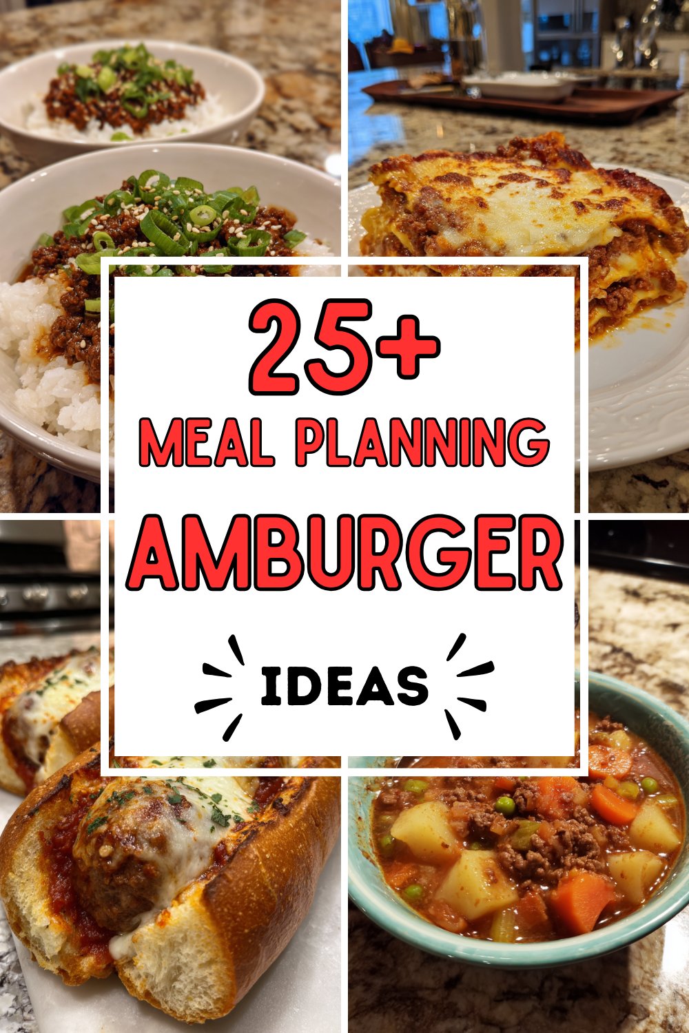 Hamburger Meat Meals