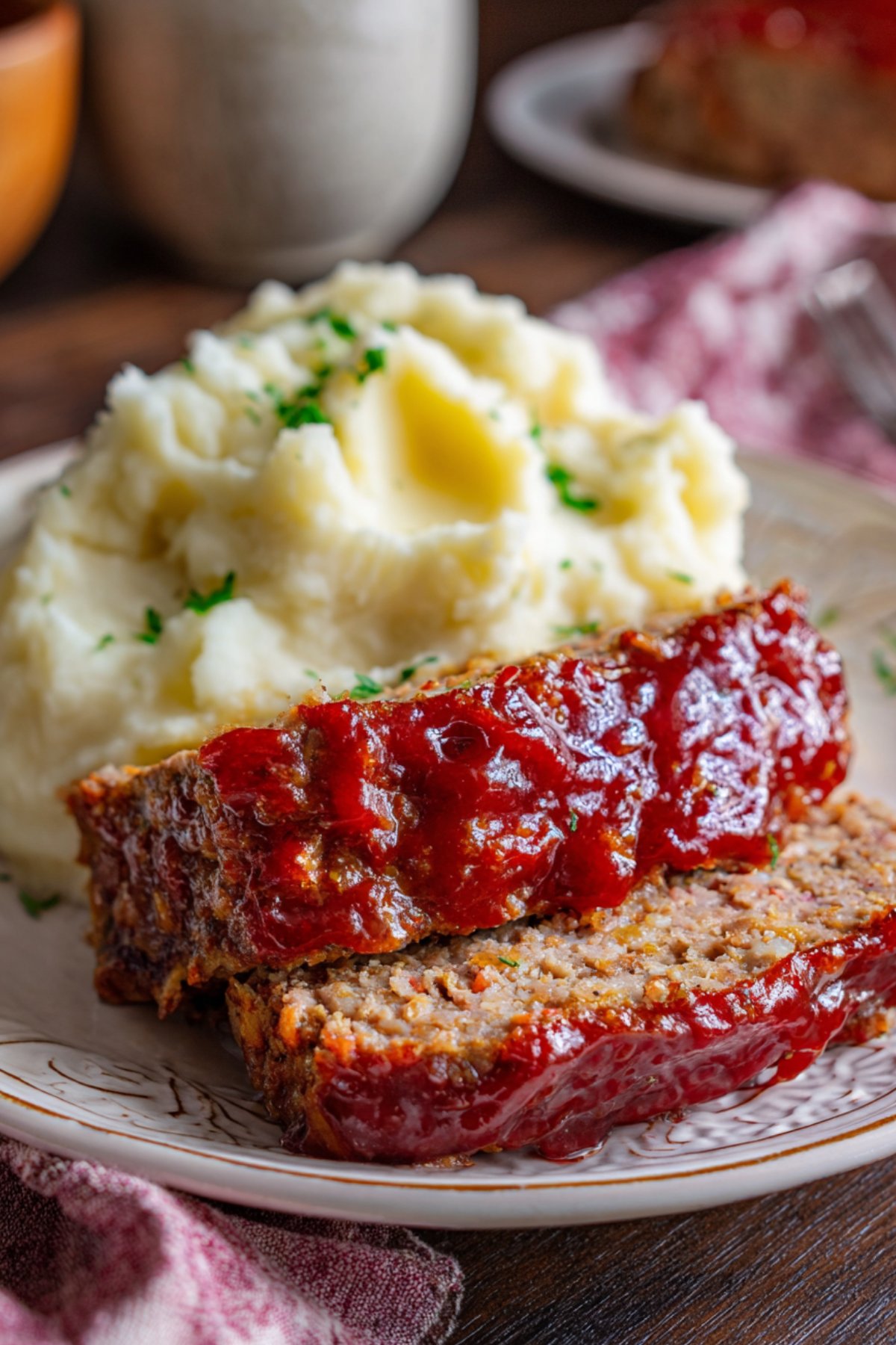 Meatloaf with Mashed Potatoes