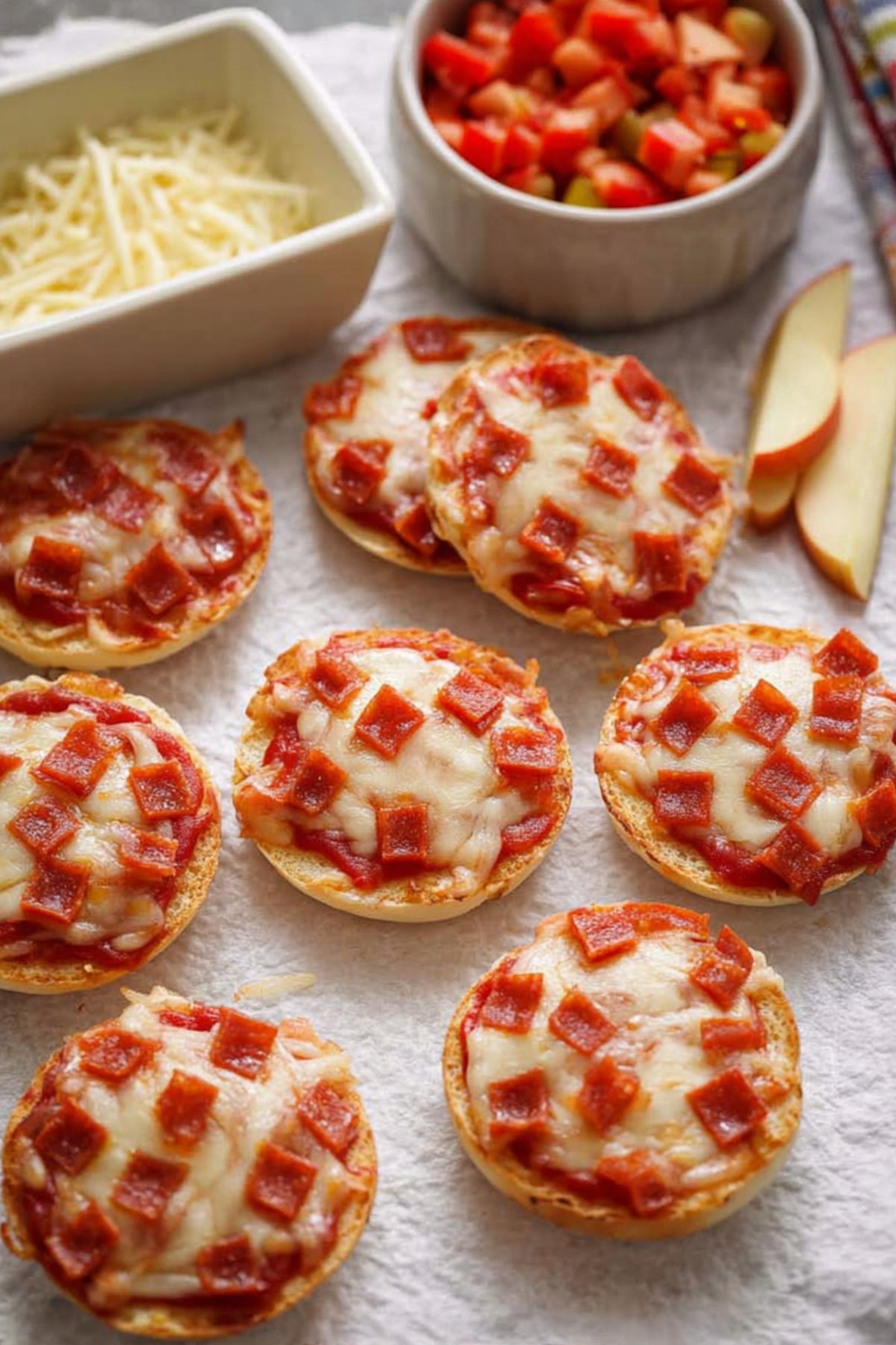 Mini Bagel Pizza Lunch