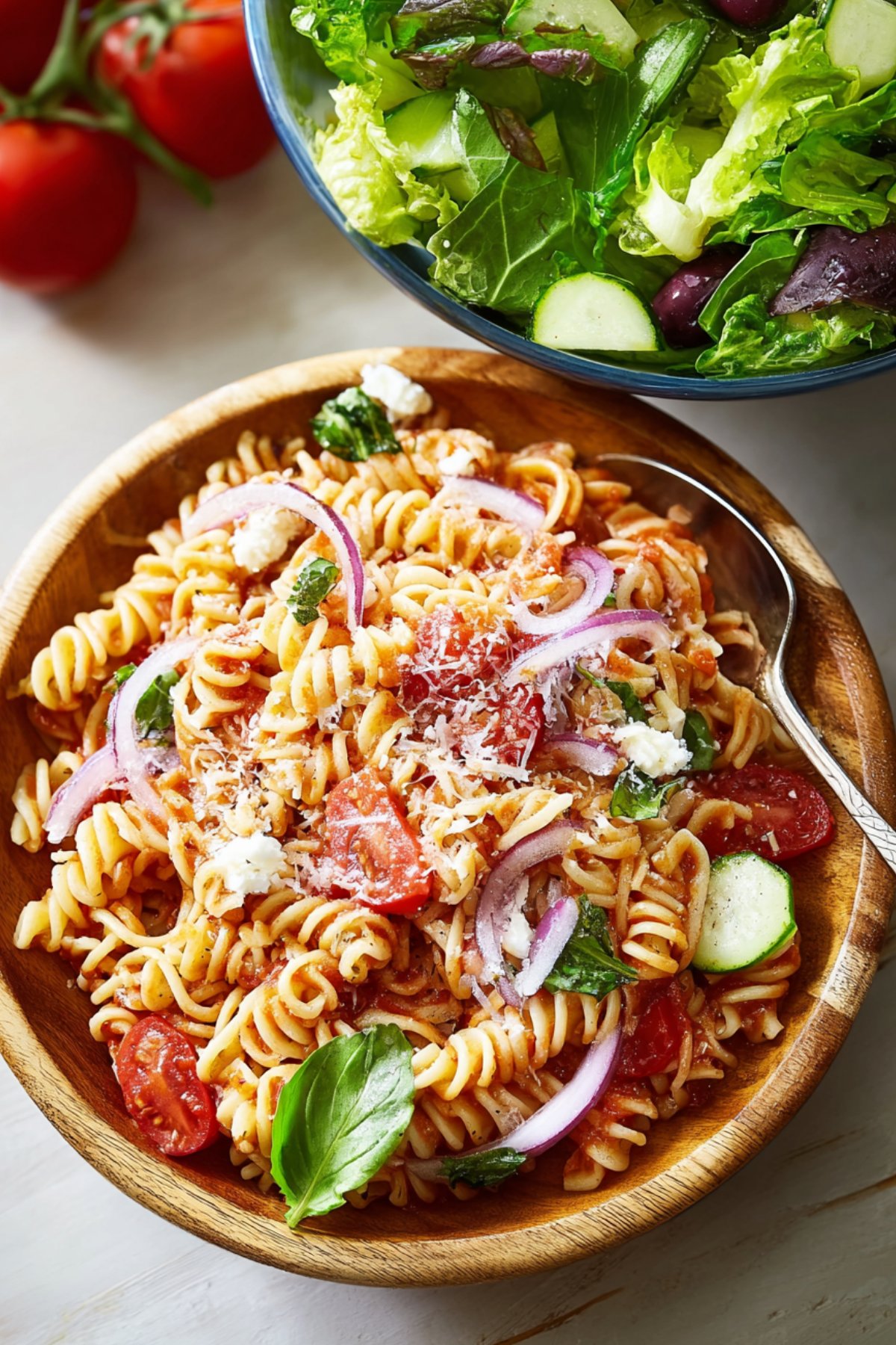 Pasta Night with Side Salad