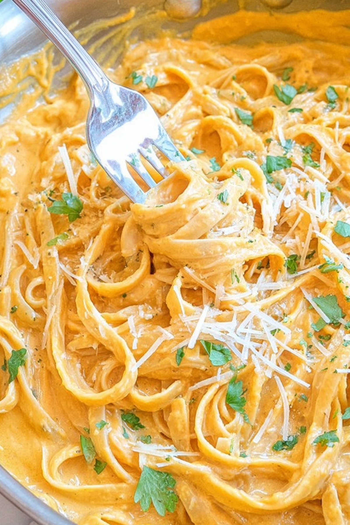 Pumpkin Alfredo Pasta