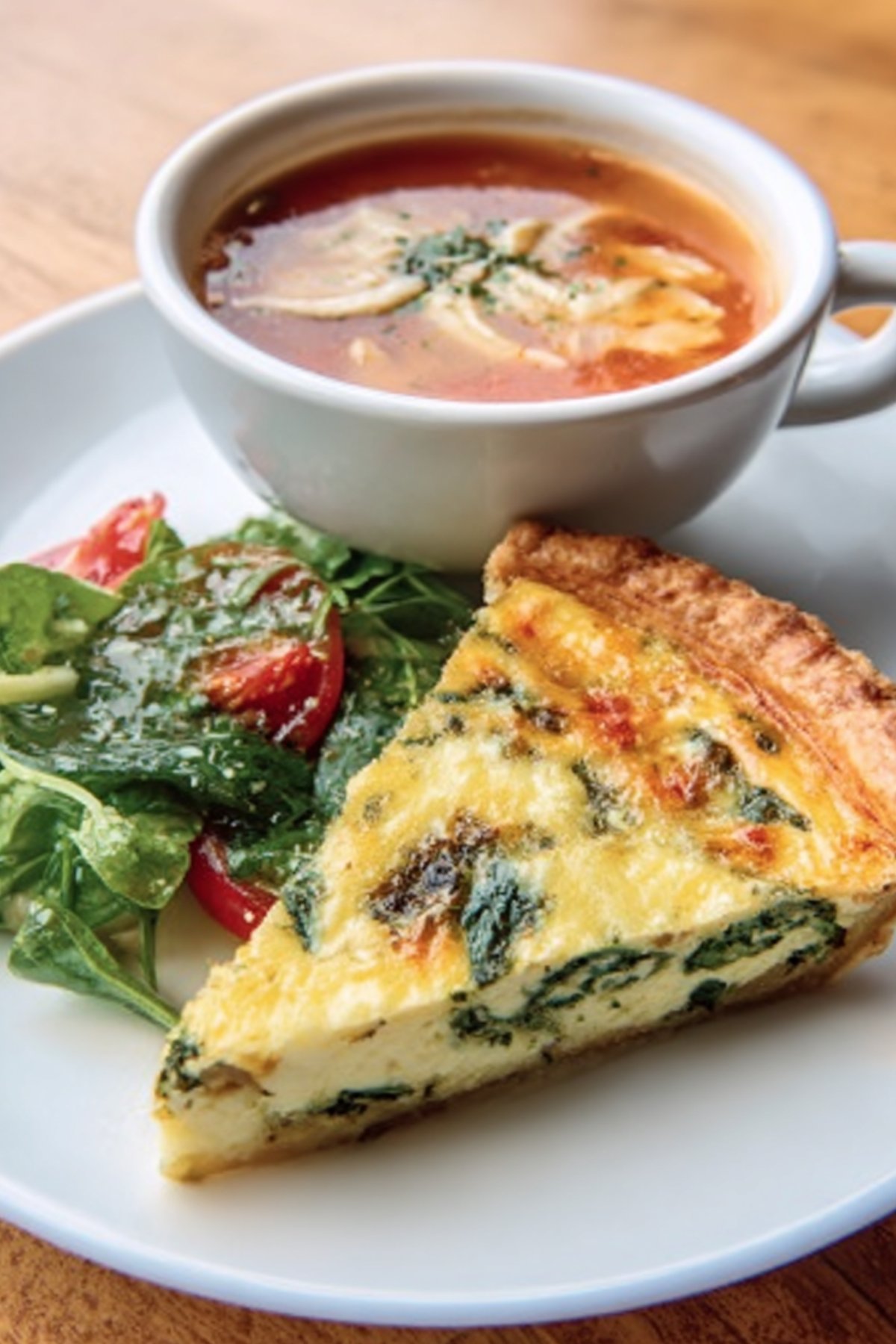 Quiche and Soup Combo