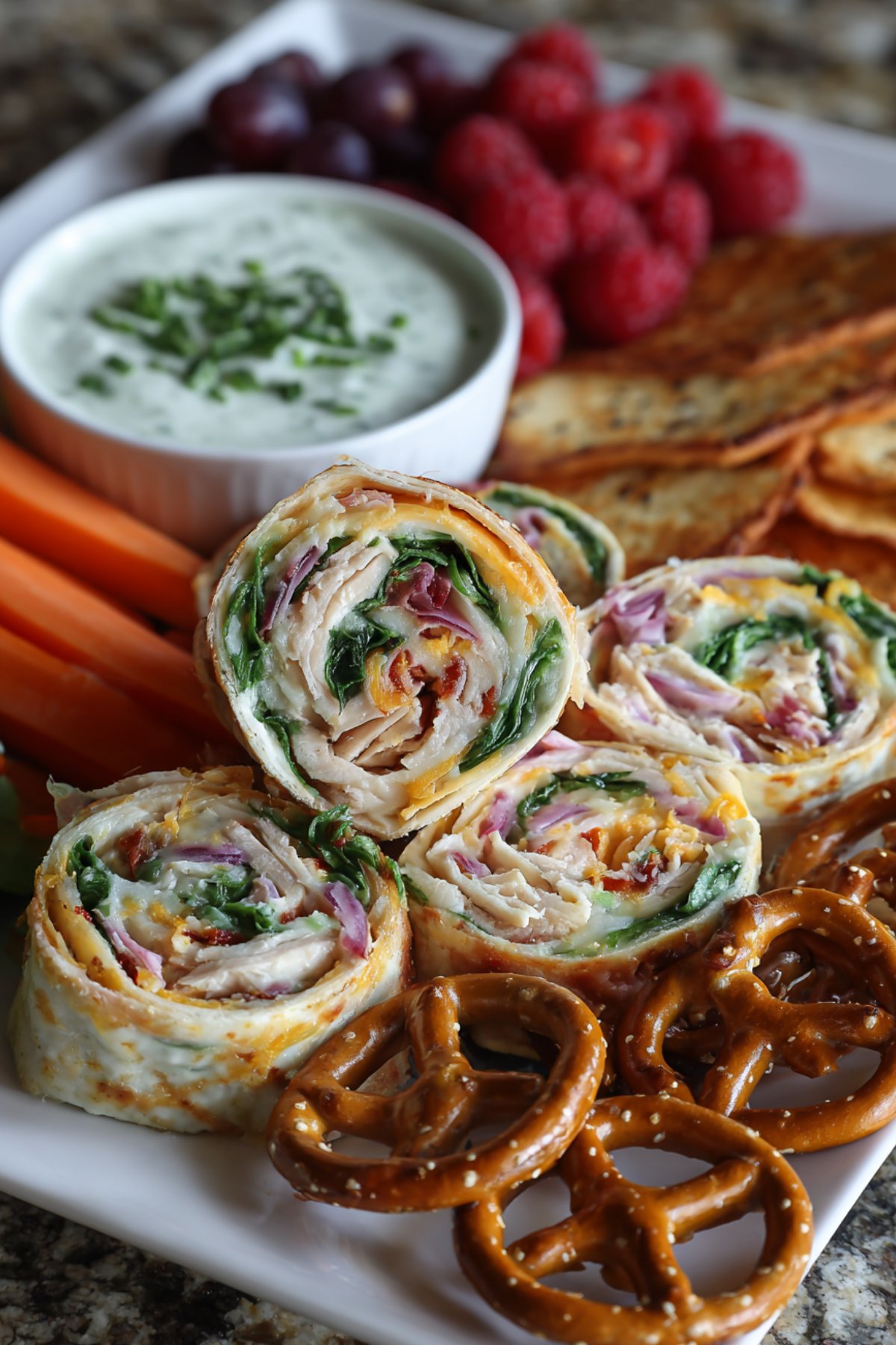 Rotisserie Chicken Roll-Up Bento