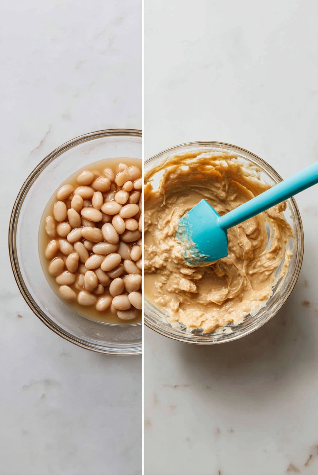 Dutch oven filled with simmering white chicken chili, showing chicken breast cooking on one side and corn and beans on the other.
