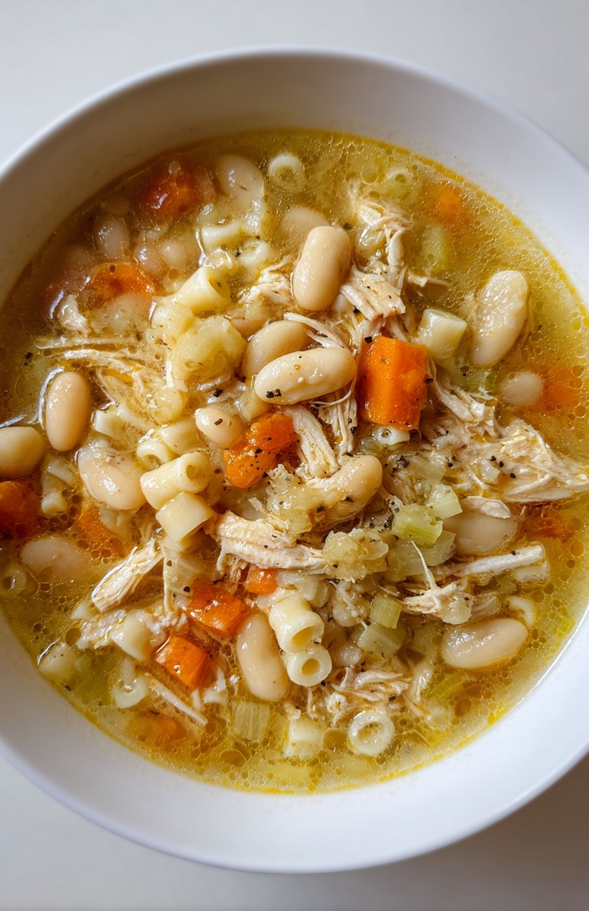 Chicken & Bean Soup with Pasta