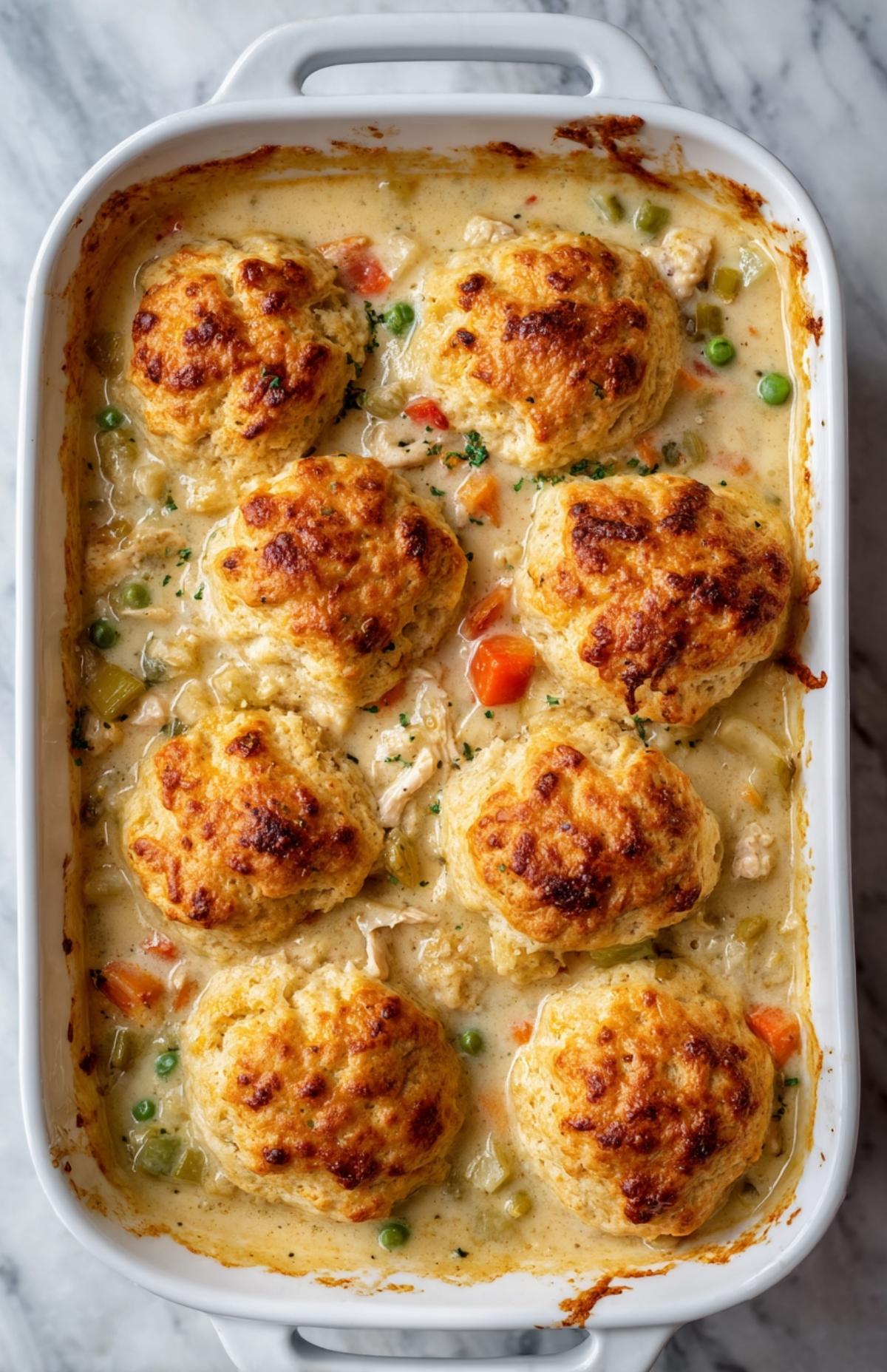 Chicken & Biscuit Cobbler