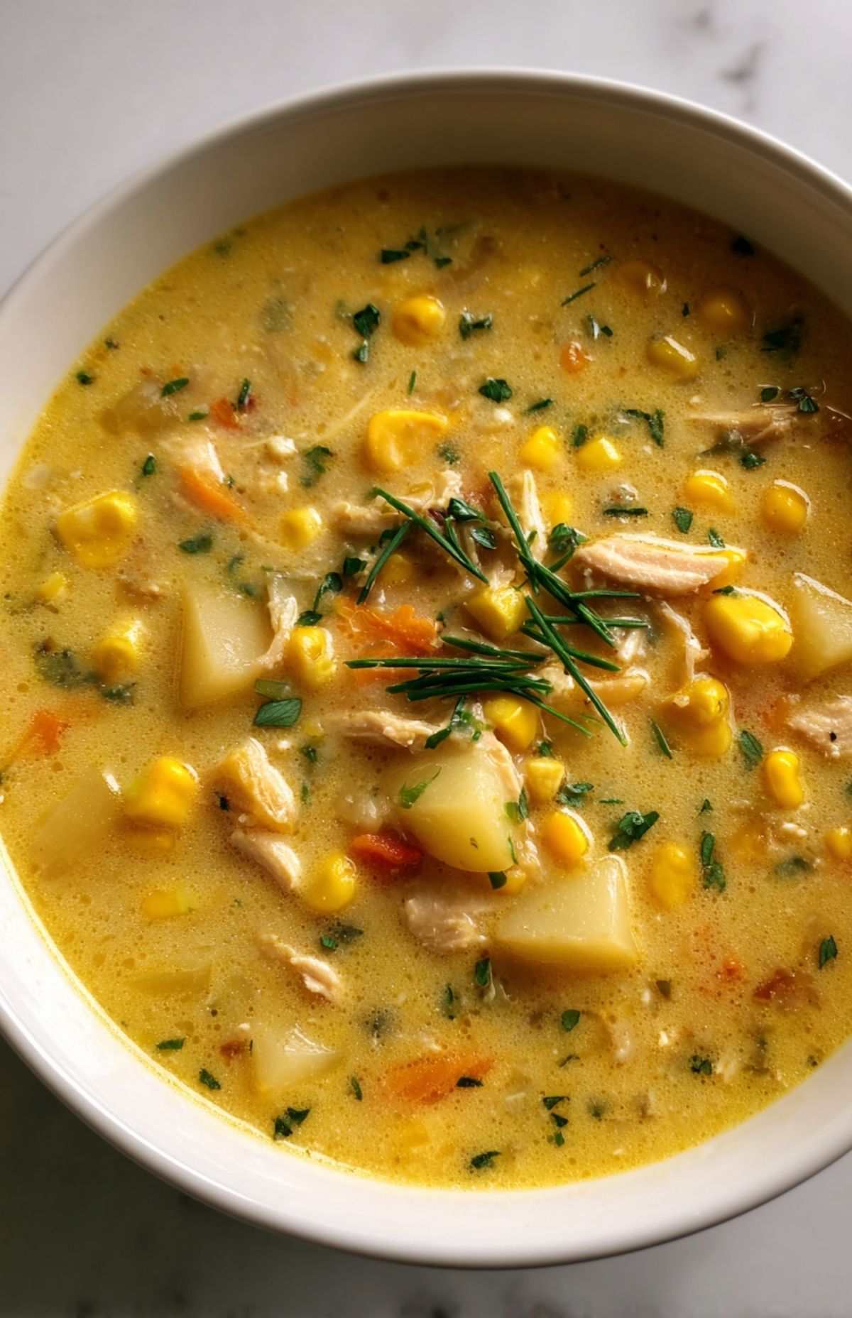 Chicken & Corn Chowder Soup