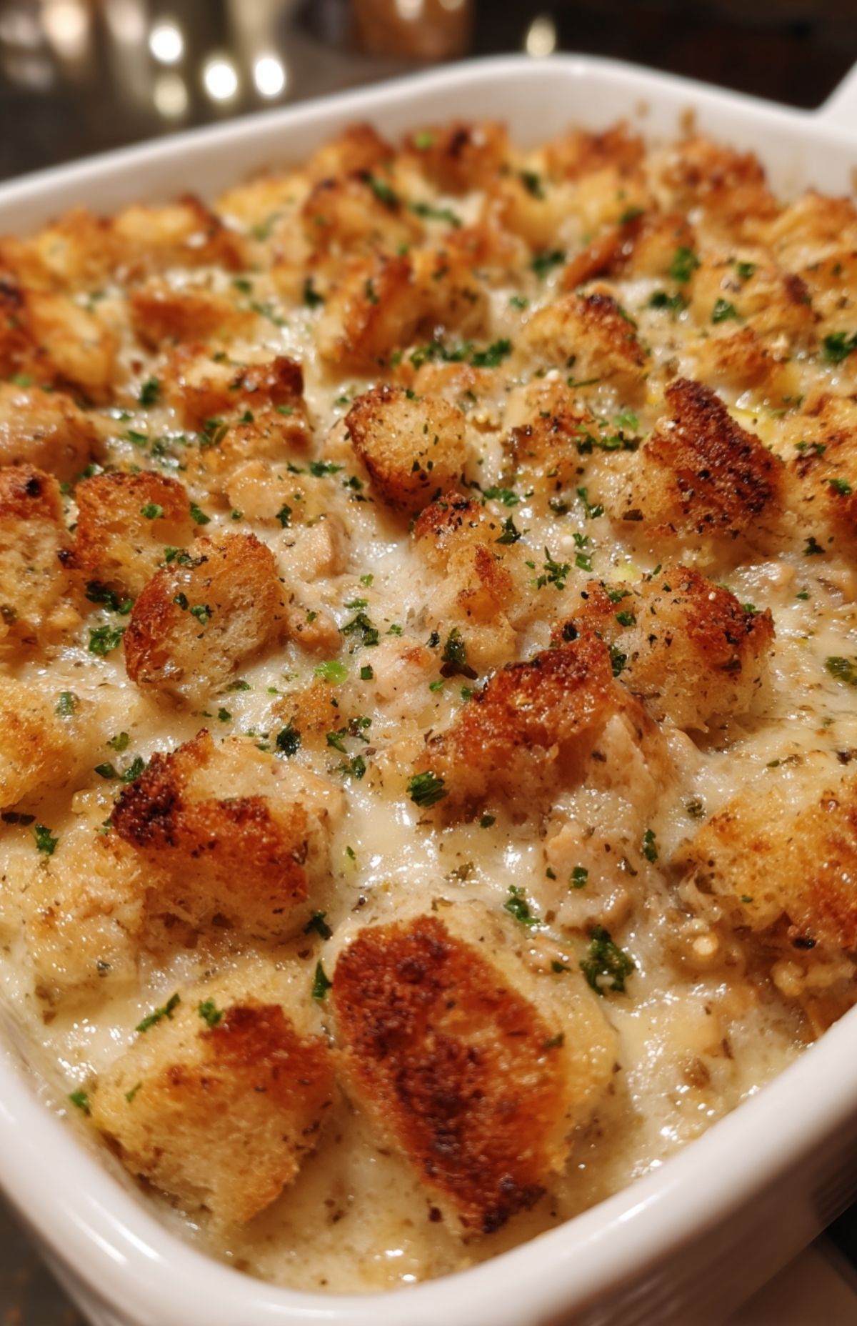 Chicken & Stuffing Casserole