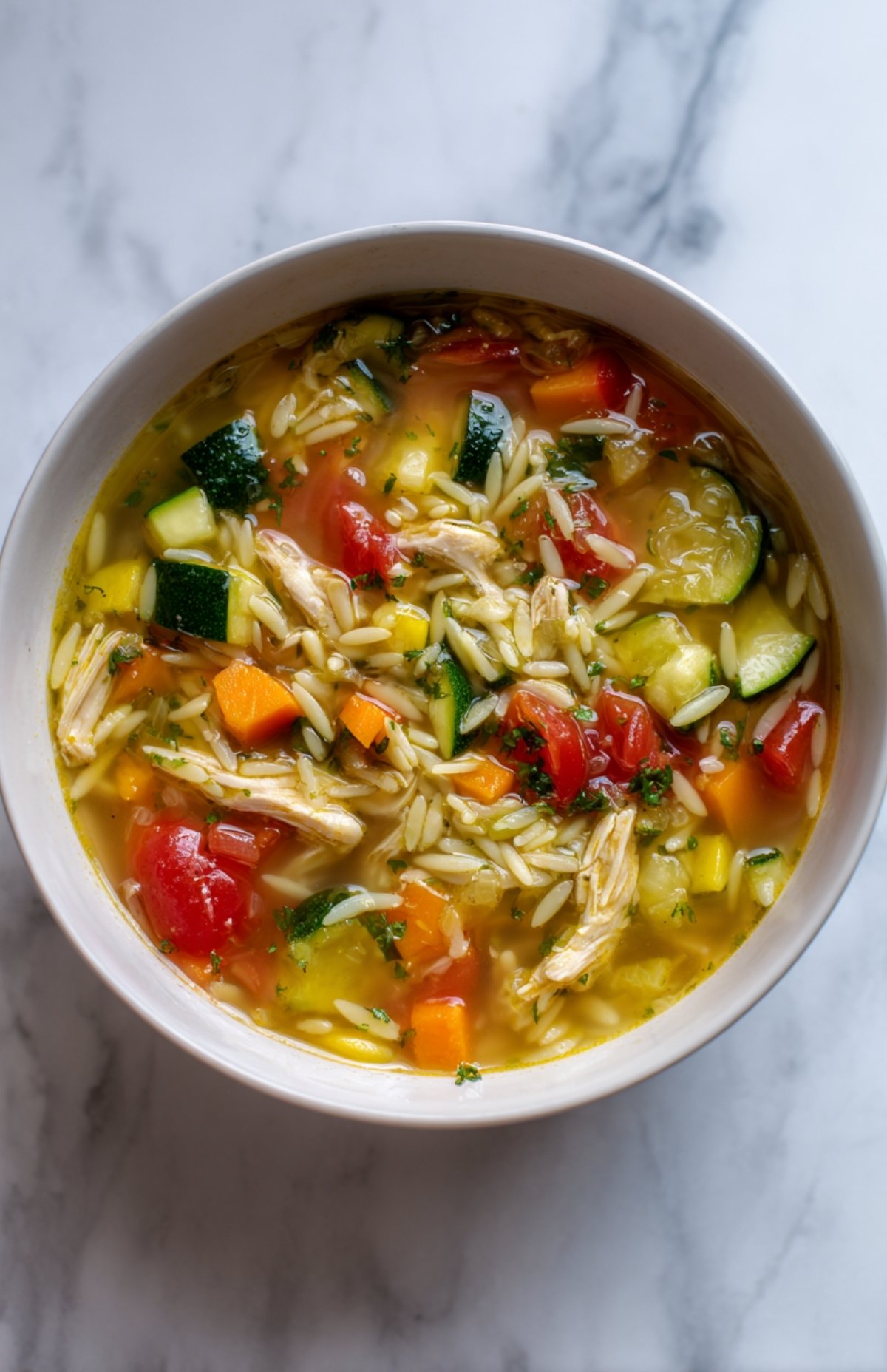 Dump-and-Bake Chicken Vegetable Soup