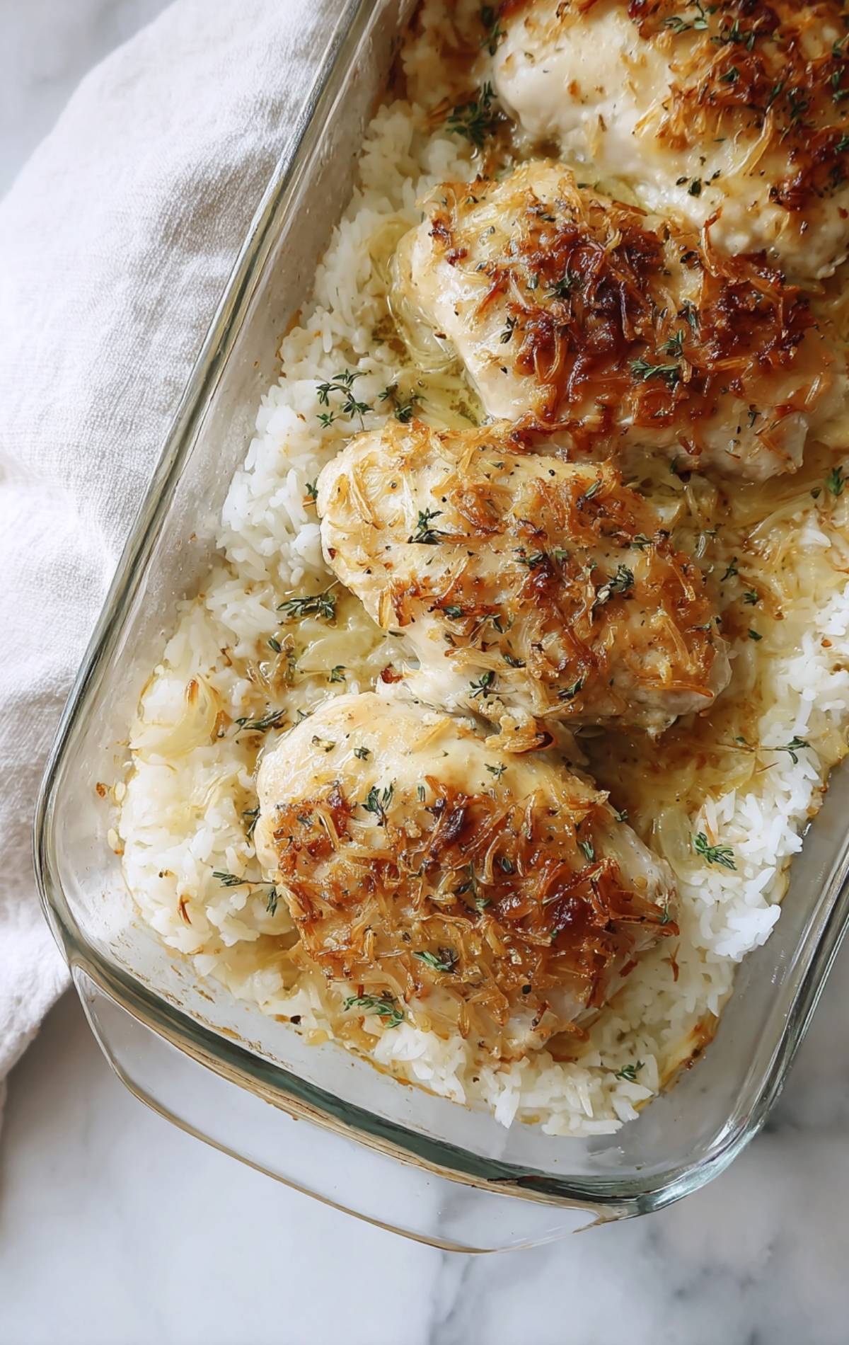 Forgotten Chicken One-Dish Chicken and Rice