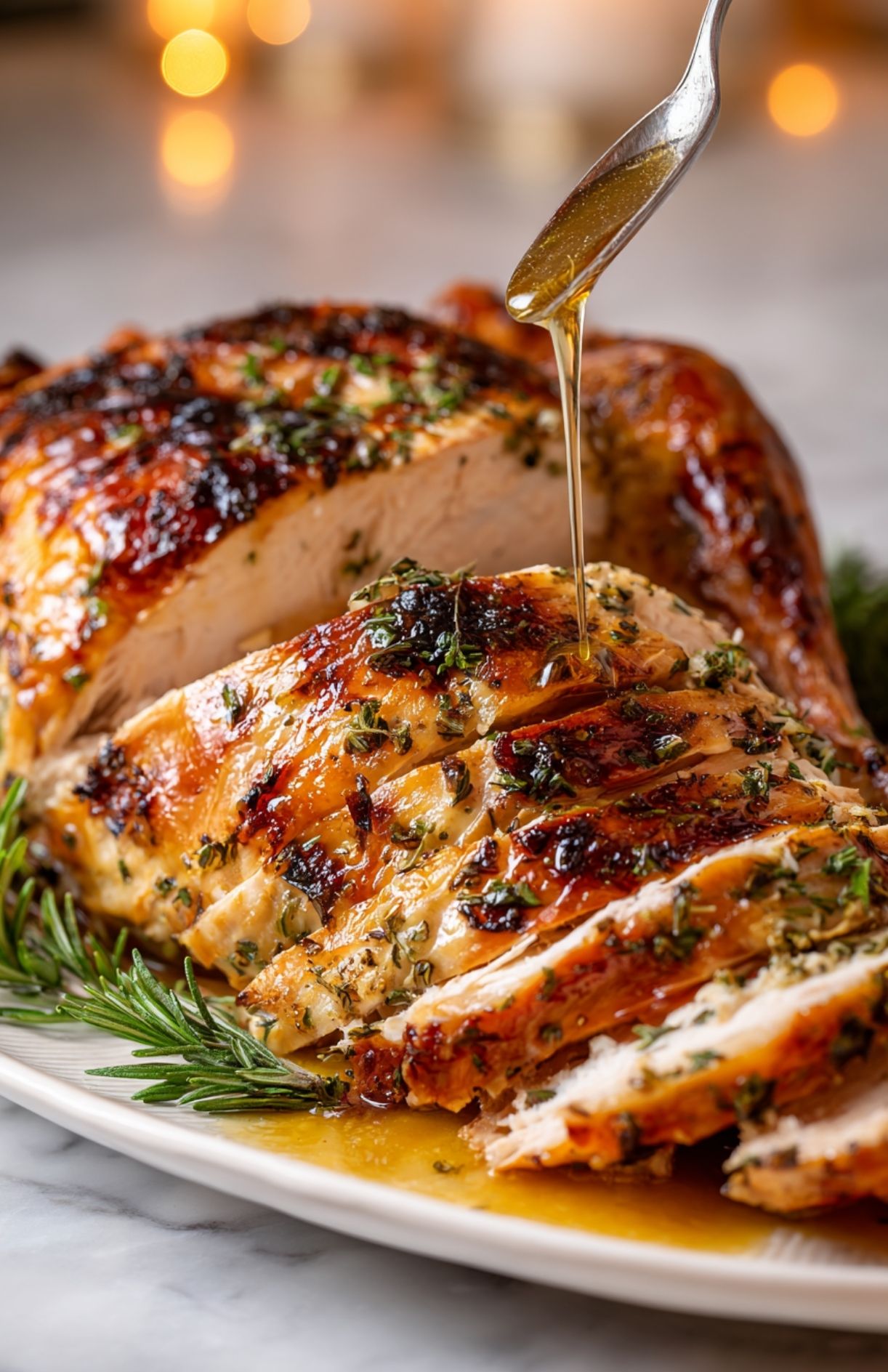 Herb Butter Roasted Turkey Breast