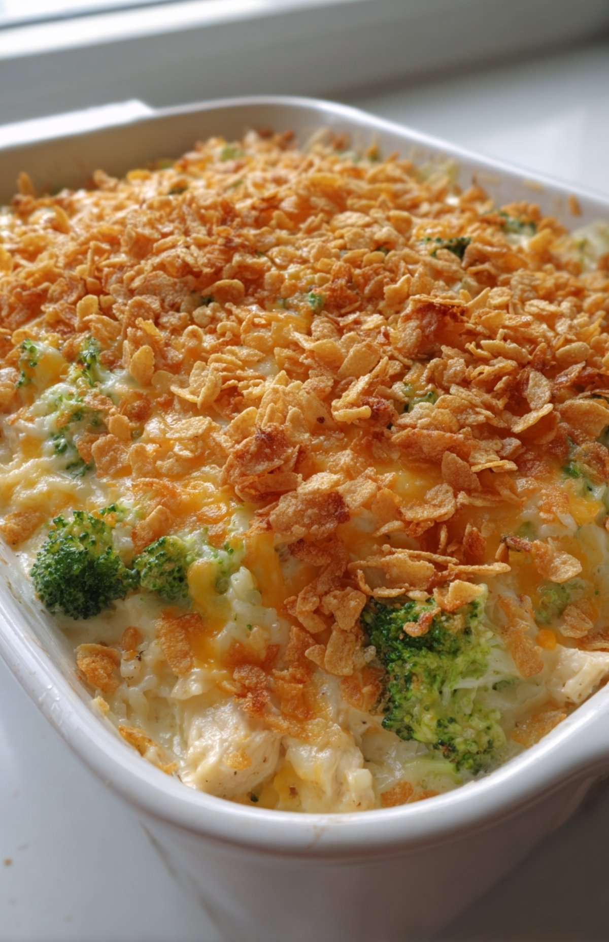 Rotisserie Chicken & Broccoli Rice Casserole